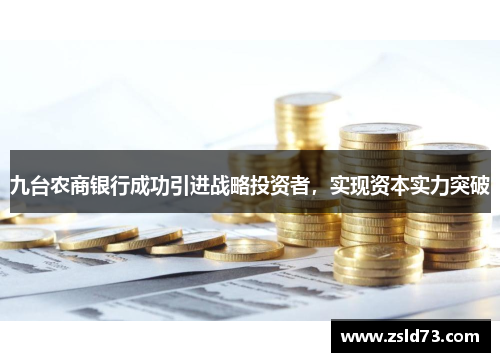 九台农商银行成功引进战略投资者，实现资本实力突破